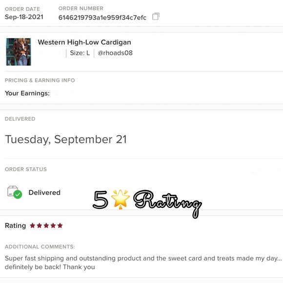 Western High-Low Cardigan - Picture 4 of 13